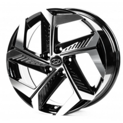 Hyundai (HND18629) gloss black machined face