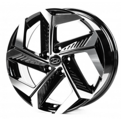 Hyundai (HND18629) gloss black machined face