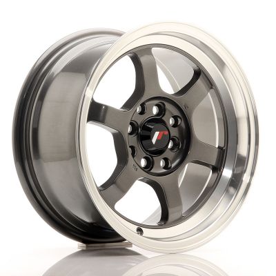 Диски JAPAN RACING JR12 Gun metal R15 W7.5 PCD4x100/114.3 ET26 DIA73.1