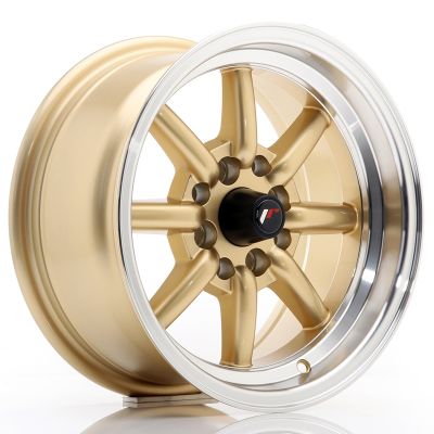 Диски JAPAN RACING JR19 Gold R15 W8 PCD4x100/114.3 ET0 DIA73.1