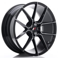 JAPAN RACING WHEELS JR30 Black Brushed Tinted Face R20 W8,5 PCD5x112 ET30 Dia74,1