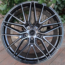 JAPAN RACING JR38 Black Brushed Tinted Face R20 W9 PCD5x112 ET35 DIA66.6
