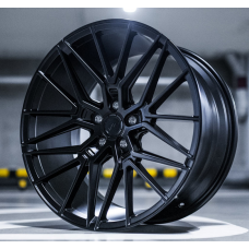 JAPAN RACING JR38 Matt Black R19 W8.5 PCD5x112 ET45 DIA66.6
