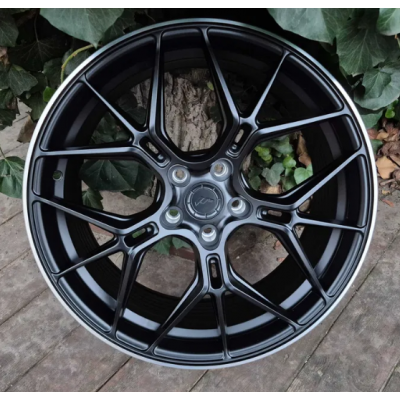 JR51 satin black machined lip