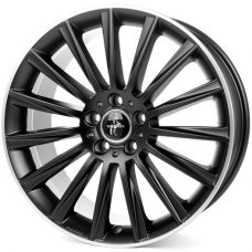 KESKIN KT18 TURBO Matt Black Lip Polish (MBLP) R20 W8.5 PCD5x112 ET42 DIA66.6