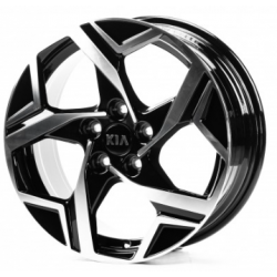 Kia (KI17007) gloss black machined face