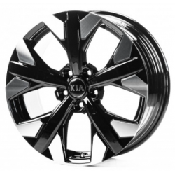 Kia (KI18996) gloss black machined face