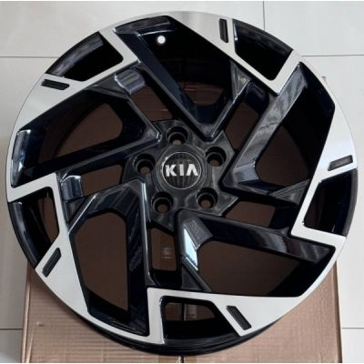 Kia (KI1927) gloss black machined face