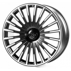 Replica Forged Land Rover (LR-5C) 10x24 5x120 ET38 DIA72,45 (satin black machined face)