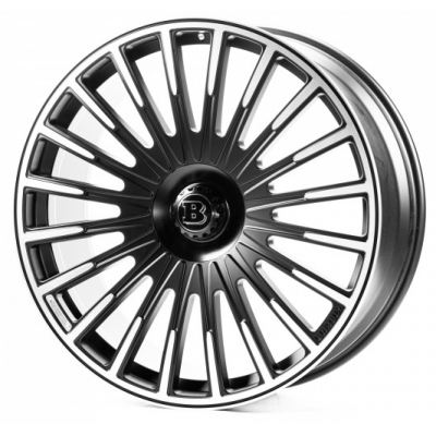 Land Rover (LR-5C) satin black machined face