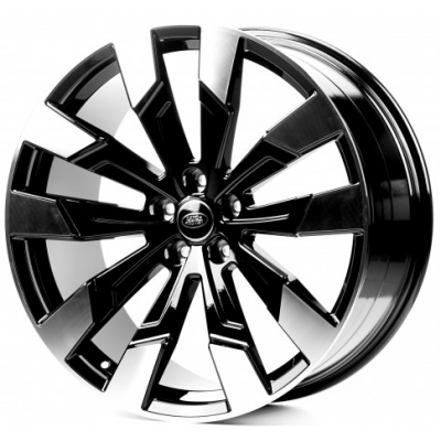 Land Rover (LR1131) gloss black machined