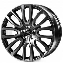 Land Rover (LR6) satin black dark machined face