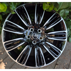 Land Rover (LR716) gloss black machined face