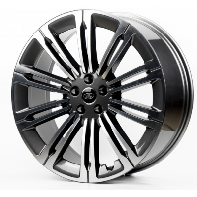 Land Rover (LR7163) dark grey machined gun metal