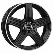 Mak Lewis 10x21 5x112 ET35 DIA66,6 (gloss black mirror ring)