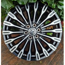 Lexus (LX3442) gloss black machined face