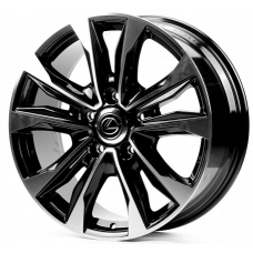 Replica Lexus (LX869) 8,5x21 5x150 ET54 DIA110,1 (black machined face)