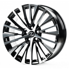 Replica Lexus (LX952) 8x20 5x114,3 ET30 DIA60,1 (black machined face)