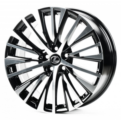 Диски Replica Lexus (LX952) 8x19 5x114,3 ET35 DIA60,1 (black machined face)