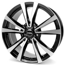 RIAL M12X Diamant-Schwarz Frontpoliert R20 W9 PCD5x112 ET33 DIA66.6