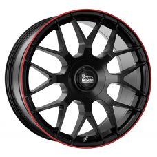 MAM MAM GT.1 Black Painted Lip Red (BPLR) R18 W8 PCD5x100/112 ET45 DIA66.6