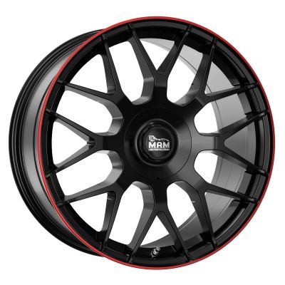 MAM GT.1 Black Painted Lip Red (BPLR)