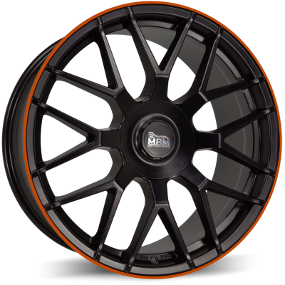 MAM GT.1 Matt Black Lip Orange (MBLO)
