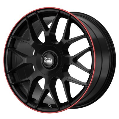 MAM GT.1 Matt Black Lip Red (MBLR)