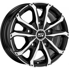 MSW MSW 48 VAN Gloss Black Full Polished R16 W7 PCD5x108 ET46 DIA65.1