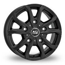 MSW MSW 48 VAN Matt Black R16 W6.5 PCD6x130 ET62 DIA84.1
