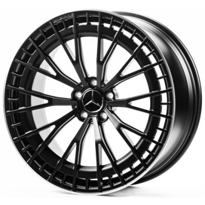 Mercedes (MR0005) satin black lip polished