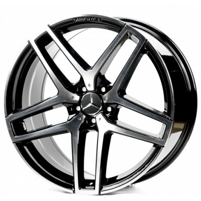 Mercedes (MR001-05) black machined face