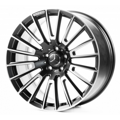 Mercedes (MR001G) satin black machined face