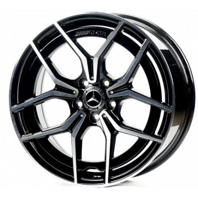 Mercedes (MR021-026) black machined face