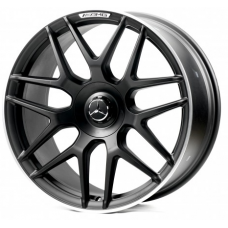 Replica Mercedes (MR021-063) 10x22 5x130 ET36 DIA84,1 (matt black machined lip)