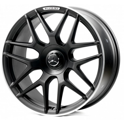 Mercedes (MR021-063) matt black machined lip