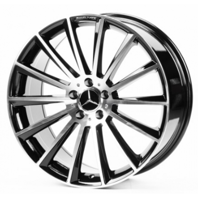 Диски Replica Mercedes (MR0236) 9,5x20 5x112 ET35 DIA66,6 (gloss black machined face)