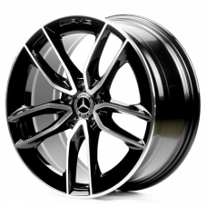 Replica Mercedes (MR120) 8x20 5x112 ET20 DIA66,6 (gloss black lip polished)