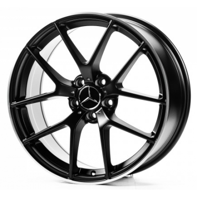 Диски Replica Mercedes (MR164) 8x19 5x112 ET34 DIA66,6 (satin black lip polished)