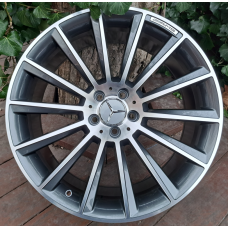 Replica Mercedes (MR2004) 9,5x20 5x112 ET43 DIA66,6 (light grey machined)