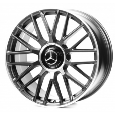 Replica Forged Mercedes (MR2110281) 9,5x20 5x112 ET41 DIA66,6 (satin black lip polished)