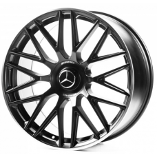 Replica Mercedes (MR22667) 10x22 5x112 ET45 DIA66,6 (satin black lip polished)