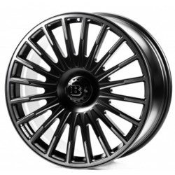 Mercedes (MR4) satin black dark machined face