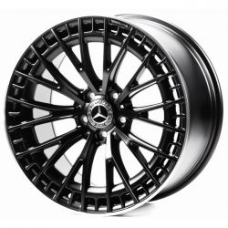 Mercedes (MR475) matt black machined lip