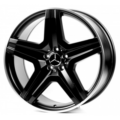 Mercedes (MR5126) satin black machined lip