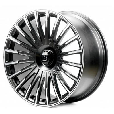 Mercedes (MR5211) satin black machined face