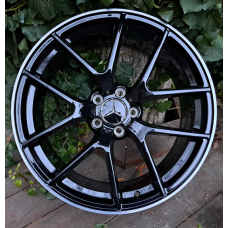 Replica Mercedes (MR5461) 8x19 5x112 ET35 DIA66,6 (gloss black lip polished)