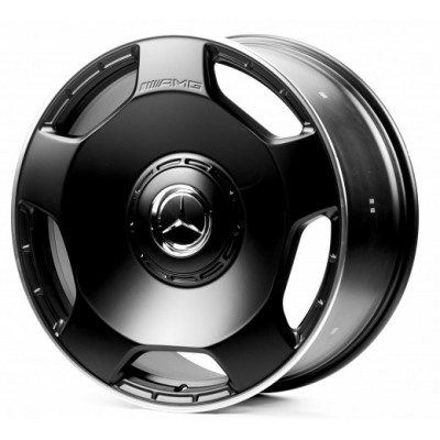Mercedes (MR63) satin black lip polished