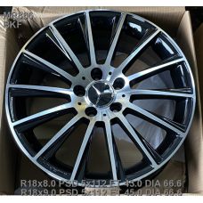 Replica Mercedes (MR866) 9,5x19 5x112 ET38 DIA66,6 (BKF)