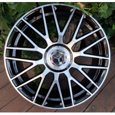 Replica Mercedes (MR932) 8,5x20 5x112 ET38 DIA66,6 (gloss black machined face)
